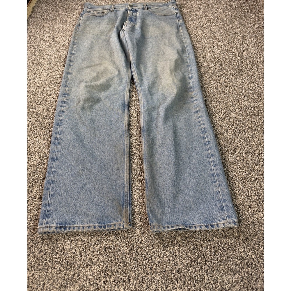 Off-White Virgil Abloh Straight Jeans Men's Size 34X32 Blue